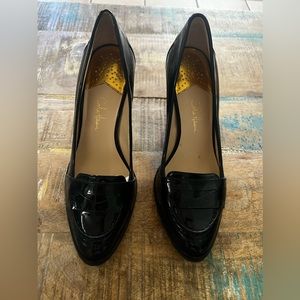 COLE HAAN SHOES BLACK PENNY PUMP, NIKE AIR, LUG BUTTOM